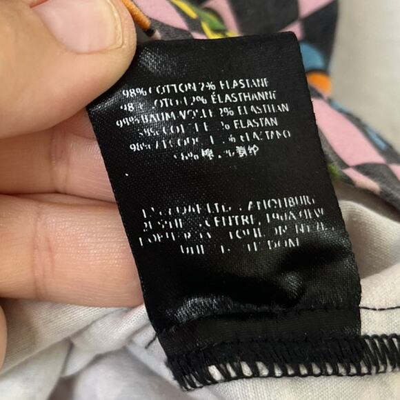 Lazy Oaf Retro Daisy Dress Checker Pink Zip Up size UK6/US2 Groovy Maximalist - Picture 6 of 11